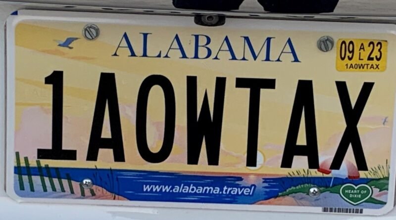 Alabama License Plate Lookup